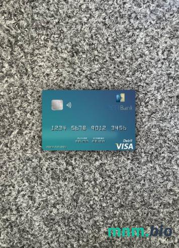 Gabon BGFI bank visa obciążyć card wygląd fotograficzny skan PSD + zdjęcie